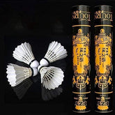 Badminton Birdie 24-Pack,Professional Badminton Shuttlecocks, Goose Feather Ball with Great Durability Stability and Balance for All Ages and Players